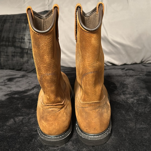 Red Wing Men’s Worx Truss Steel-Toed Waterproof Leather Boots, NEW, Size 11 WW - Picture 5 of 10